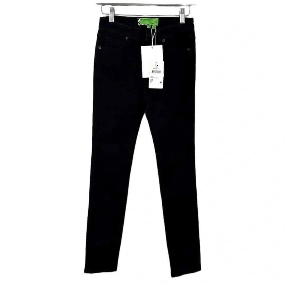 Nwt Sandrine Rose X Free People High Rise Skinny Jeans In Black Size 24